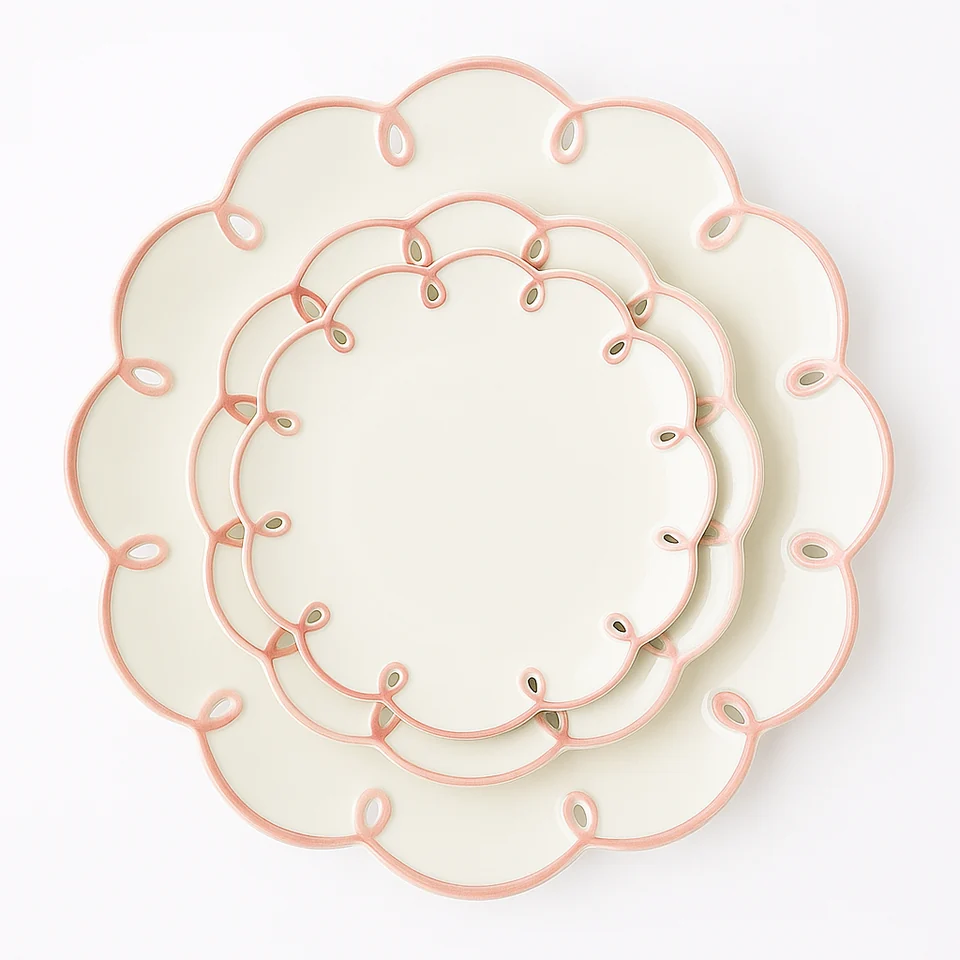 Rosé Loop Collection dinnerware