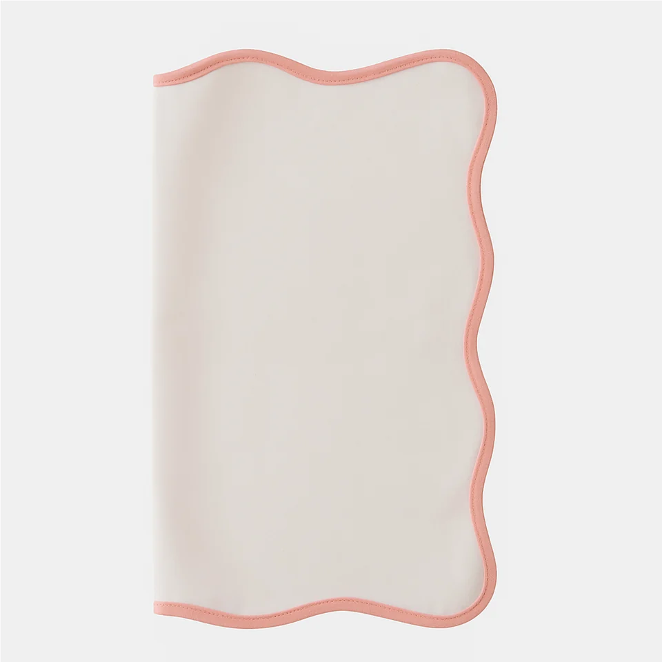 Scalloped Napkin - White Blush napkins
